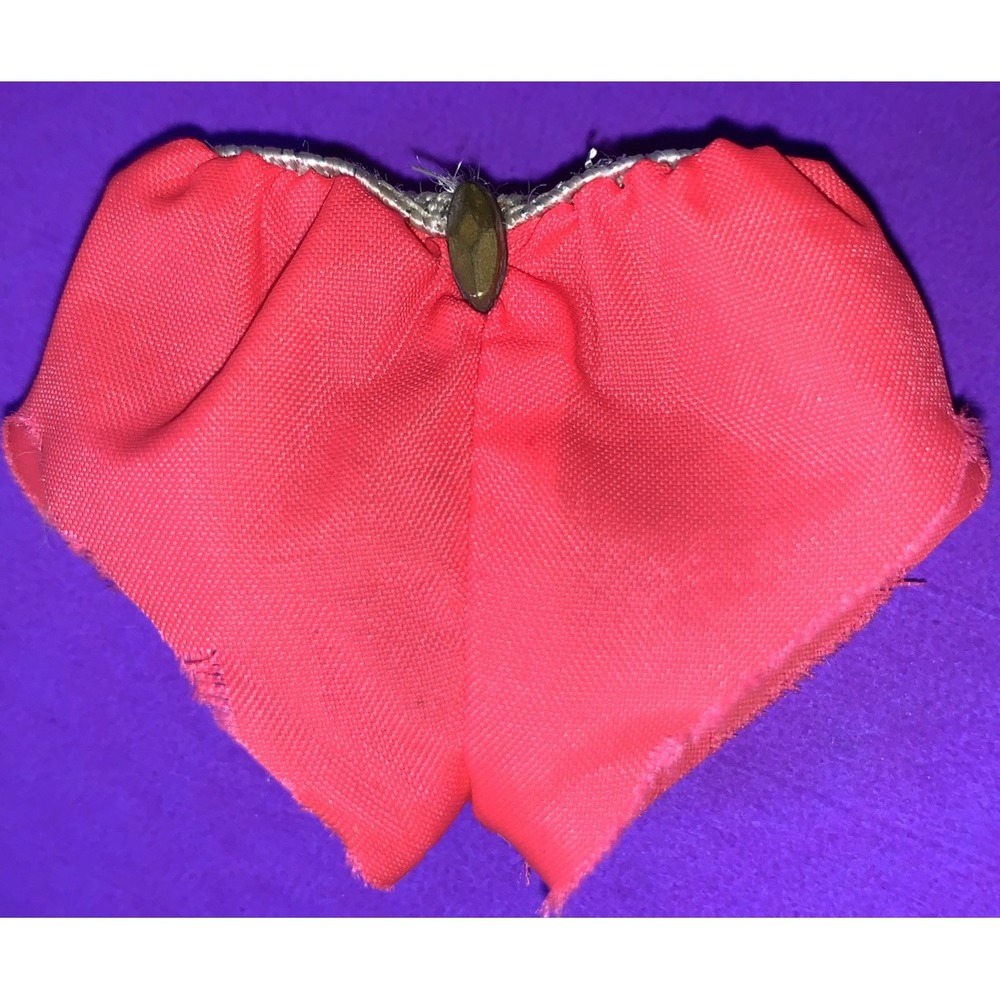 Vintage Talking Barbie #1115 Nape Curl Swimsuit Bottoms Tangerine Pink Mattel